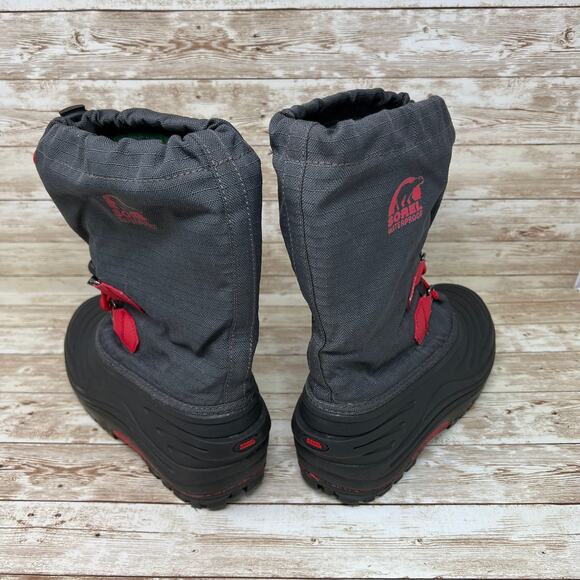 Sorel Super Trooper Black Waterproof Winter Snow Boot Women's 6 - Picture 4 of 7